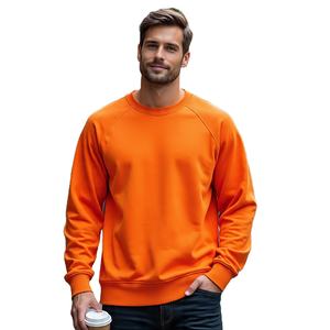 Tallas grandes Pullover Sudaderas Deportes Tela pesada 400 GSM Pullover Cuello redondo Sudaderas Hombres - Product Image 1