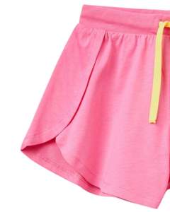 Pantalones Cortos con Cordón Rosa y Amarillo para Mujer, Verano, Suaves, Ligeros, Cintura Elástica, Cómodos, Casuales, para Correr, Gimnasio, Moda - Product Image 2