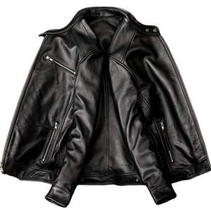 Professional Manufacturer Made Winter Warm Men's <b>Vintage</b> <b>Leather</b> <b>Jacket</b> Canvas Anti-Bacterial Customizable Sale Wholesale Price - Product Image 3