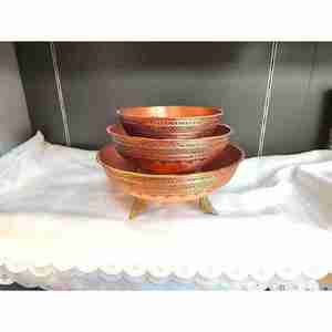 Tazón de mezcla de cobre de Venta caliente Fabricante y exportador Tazón de cobre de uso de camping ecológico de alta calidad Hecho EN LA India - Product Image 4