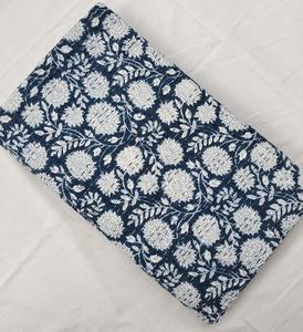 Pur coton lavé à la main réversible Handblock imprimé bébé Kantha couette pour achat en gros au meilleur prix - Product Image 2