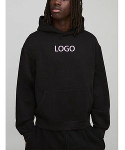 Sudadera con Capucha Extra Grande sin Cordones para Hombre, Modelo 2026, Ropa Moderna, Impresión por Transferencia de Calor Personalizada, Chaqueta Deportiva Negra para Exteriores - Product Image 4