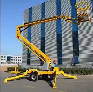 FOLKLIFT Élévateur à ciseaux mobile manuel à quatre pattes Capacité de charge de 2000kg Pompe hydraulique à moteur diesel Élévateur de construction de boîte de vitesses - Product Image 4