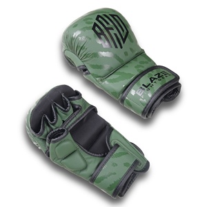 Guantes de Sparring MMA Tiger Top Rank de 7oz para Hombres y Mujeres Palma Abierta Medio Dedo Guantes de Cuero UFC para Entrenamiento de Kickboxing y Artes Marciales - Product Image 2