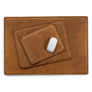 Alfombrillas de ratón de gamer de goma en blanco cómodas de 1,6mm OEM, alfombrilla de escritorio impermeable antideslizante de escritorio de cuero - Product Image 1