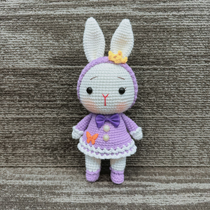 Jouet en peluche Amigurumi fait à la main poupée tricotée au crochet pour filles et garçons animaux en peluche OEM fabriqués au Vietnam - Product Image 1