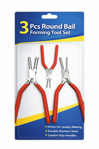 Pince à bijoux en acier inoxydable de haute qualité, ensemble d'outils de formage de bélière ronde pour l'enroulement de fil et le façonnage de métal - Product Image 6