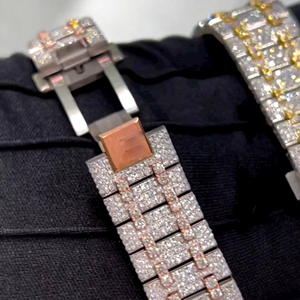 Reloj de Diamantes Moissanite Personalizado con Incrustaciones de Diamantes, el Más Vendido, para Hombre, Estilo Hip Hop, Regalo de Joyería - Product Image 4