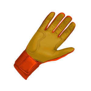 Guantes de béisbol hechos a mano OEM, agarre reforzado, soporte acolchado, paneles de mano de cuero aireado, golpeadores de muñeca ergonómicos hechos en Pakistán - Product Image 2