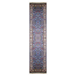 พรมอินเดียถักมือแบบพิเศษ ขนาด 9'9 x 2'6 - Product Image 1