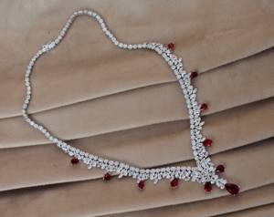 Juego de regalo de aniversario de plata de ley 925, joyería de Zirconia cúbica con cadena de cuerda para ocasiones especiales - Product Image 1