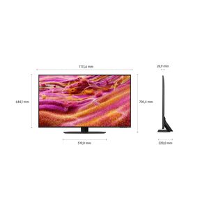 50-Inch 4K <b>Mini</b> LED Smart TV with Anti-Glare HDR WebOS System for Android TV - Product Image 3