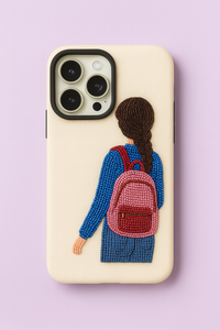 Nueva funda de teléfono étnica con cuentas coloridas Tribal hecha a mano con bordado colorido frutas mixtas cubierta de aspecto étnico tradicional - Product Image 6