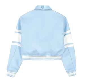 แจ็คเก็ตบอมเบอร์ลำลองบุรุษหนังวัวแท้ 100% ผลิตตามสั่ง ไซส์ใหญ่ ซิป ขนสัตว์ฟ็อกซ์รักษ์โลก สำหรับฤดูร้อน ปักลาย OEM - Product Image 4