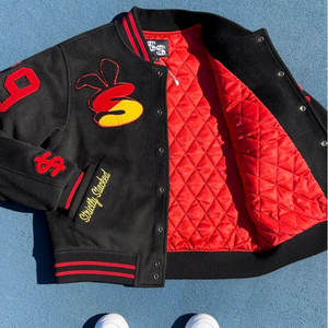 เสื้อแจ็คเก็ตพัฟเฟอร์ทรงโอเวอร์ไซส์ สไตล์สตรีทแวร์ สำหรับผู้ชาย ปักโลโก้แบบ 3 มิติ ดีไซน์เองได้ ผลิตตามแบบ OEM - Product Image 6