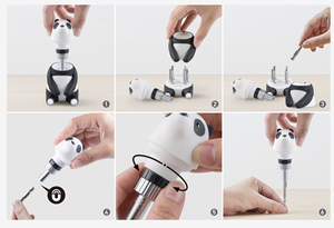 2025 New Arrival High Quality Customized Panda Novelty <b>Gifts</b> Set Unique Household Tools with Strong Factory Sealing for Home <b>Use</b> - Product Image 5