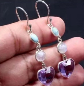 ทำด้วยมือ925ชุดเครื่องประดับเงินสเตอร์ลิงเครื่องประดับ Set8To15MM อัญมณีผสมรูปทรงขอบสำหรับของขวัญครบรอบสำหรับชุดเครื่องประดับของเธอ - Product Image 4