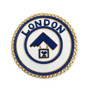 OEM Customized Embroidery <b>Badge</b> Patch Custom <b>Badge</b> Custom Masonic Regalia Apron <b>Badges</b> Emblems - Product Image 2
