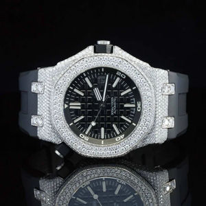 Superventas Hip Hop VVS Leb Grown Iced Out Custom White Diamond on Bezel Watch Reloj de lujo para hombre Regalo para él Mayorista de relojes - Product Image 6