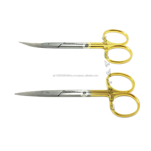 Iris Kéo Cong & Thẳng 11.5 Cm Biểu Tượng Tùy Chỉnh Và Màu Sắc TC Iris Kéo Nha Khoa Phẫu Thuật Kéo - Product Image 6