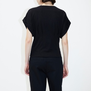 T-shirt imprimé oversize à épaules tombantes pour femme, design personnalisé OEM, vêtement d'été flexible à manches courtes pour femme - Product Image 6