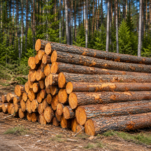 High Quality Pine Round Logs For Lumber Production - Product Image 3