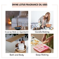Huile de parfum de lotus divin organique et aromatique-Obtenez des humidificateurs d'aromathérapie et d'huile de parfum pour les soins de la peau à des prix de gros