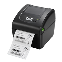 Printer Label Seri DA220 - Transfer Termal Kecepatan Tinggi, Termal Langsung, Desktop, 152,4 Mm/detik, 203 DPI, Garansi 2 Tahun, FCC/CE/RoHS