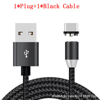 Kabel Data magnetik, kabel Data magnetik tipe-c Micro USB c 3 in 1, pengisian daya cepat untuk ponsel