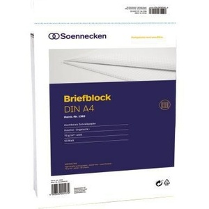 SOenneckeN 70 G/m แผ่นรองเขียนลายเพชรสีขาว DIN A4 50 แผ่น - Product Image 1