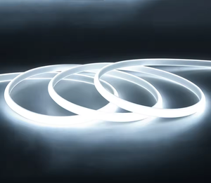 Bande lumineuse LED néon 24V blanc chaud neutre froid IP65 10W 120 LED 10x10mm 10m/rouleau flexible pour éclairage d'accentuation extérieur et intérieur - Product Image 4