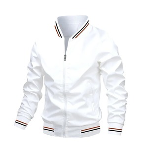 Custom Logo <b>Bomber</b> <b>Jacket</b> <b>Lightweight</b> Casual Streetwear Outerwear for Men <b>Women</b> Fashion and Daily Wear - Product Image 4