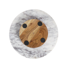 Plateau tournant en marbre Lazy Susan, base en marbre internationale, plateau tournant de cuisine Lazy Susan de 18 pouces, utilisation dans les restaurants - Product Image 4