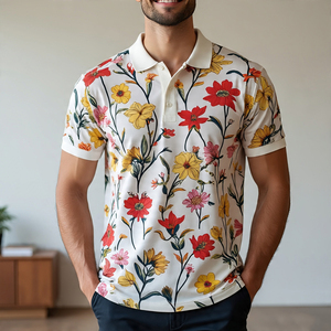 Camiseta Polo estampada de alta calidad para hombre, camiseta Polo de sublimación para correr de verano, camiseta Polo de moda para hombre - Product Image 5