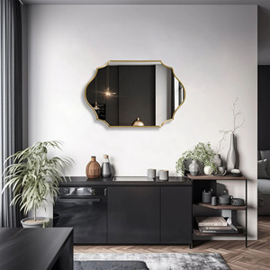 Elegant Unique Shaped <b>Mirror</b> Stylish Wall Decor for Any Room Modern <b>Mirror</b> Sleek and Contemporary Design for Home Interiors - Product Image 4