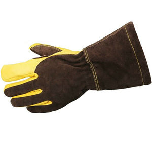 Gants de soudage sur mesure en gros à bas prix Gants de travail d'hiver en cuir de vache fendu - Product Image 4