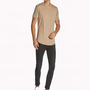 Venta caliente Camiseta de algodón puro Logotipo propio personalizado Transpirable Verano O-cuello Camisetas ajustadas Venta al por mayor Camisetas de gran tamaño para hombres - Product Image 6