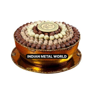 Elegante cuenco para servidor de chocolate, cuenco de Chocolate de Metal de calidad superior, soporte dulce para bodas y fiestas de cumpleaños - Product Image 2