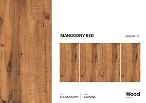 กระเบื้องพอร์ซเลนงานไม้แกะสลักระดับพรีเมี่ยม | 600x1200พื้นผนังขนาดใหญ่คอลเลกชันดิจิตอล - Product Image 4