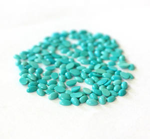 เครื่องประดับปลายสูงสีน้ำเงินอาริโซน่าธรรมชาติแท้สลักรูปวงรีอัญมณีหลวมสำหรับจี้และแหวน - Product Image 3