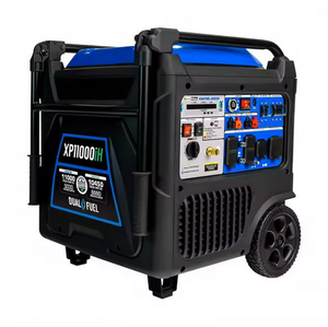 Générateur numérique portable à double carburant (essence) de 11 000 watts - Démarrage automatique 12V/8.3A, réservoir de carburant de 15 L, autonomie de 12 heures, tous moteurs - Product Image 1