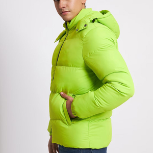 Haute qualité doudoune hommes à capuche hiver bulle manteau hommes extérieur fermeture éclair bouffant bulle vestes hommes - Product Image 6