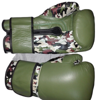 Nouveaux gants de boxe en cuir camouflage 12 oz pour hommes avec évacuation de l'humidité et logo personnalisé pour les scènes sportives
