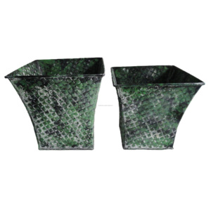 Porte-pot de fleur de jardin en tôle galvanisée personnalisée en gros Accessoires de jardinage pour la maison Support pour pot de plante - Product Image 2