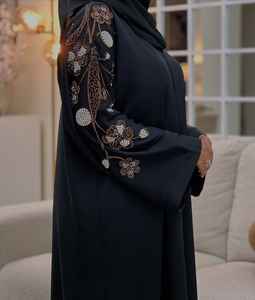Elegant and Modest Hand Embroidered <b>Abayas</b> for Women ! - Product Image 4