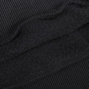 เสื้อฮู้ดผ้าฝ้าย100% สีพื้นสำหรับผู้ชายเสื้อโอเวอร์ไซส์น้ำหนักเบาอบอุ่น - Product Image 4
