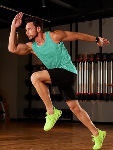 Débardeurs en tricot à séchage rapide respirants et écologiques pour hommes, chemise sans manches pour l'entraînement musculaire, gymnastique et performance athlétique - Product Image 3