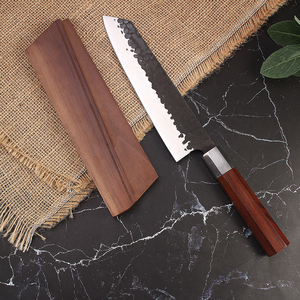 มีดเชฟในครัวด้ามจับทำจากไม้พร้อมปลอกหุ้มมีดสำหรับใช้ในครัวงาน OEM คุณภาพสูงงานตามสั่ง - Product Image 2