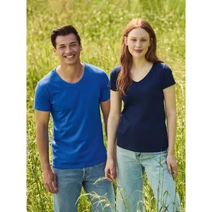 T-shirts personnalisés pour femmes, col en V, 150 pièces, produit promotionnel - Product Image 4