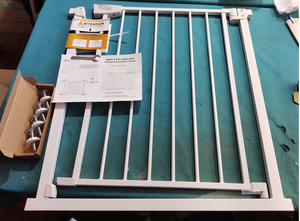 Corralito para bebés de alto rendimiento certificado EN 71 Bloqueo automático fácil con extensión de ancho Protector DE SEGURIDAD DE METAL cómodo Mejor valor - Product Image 4